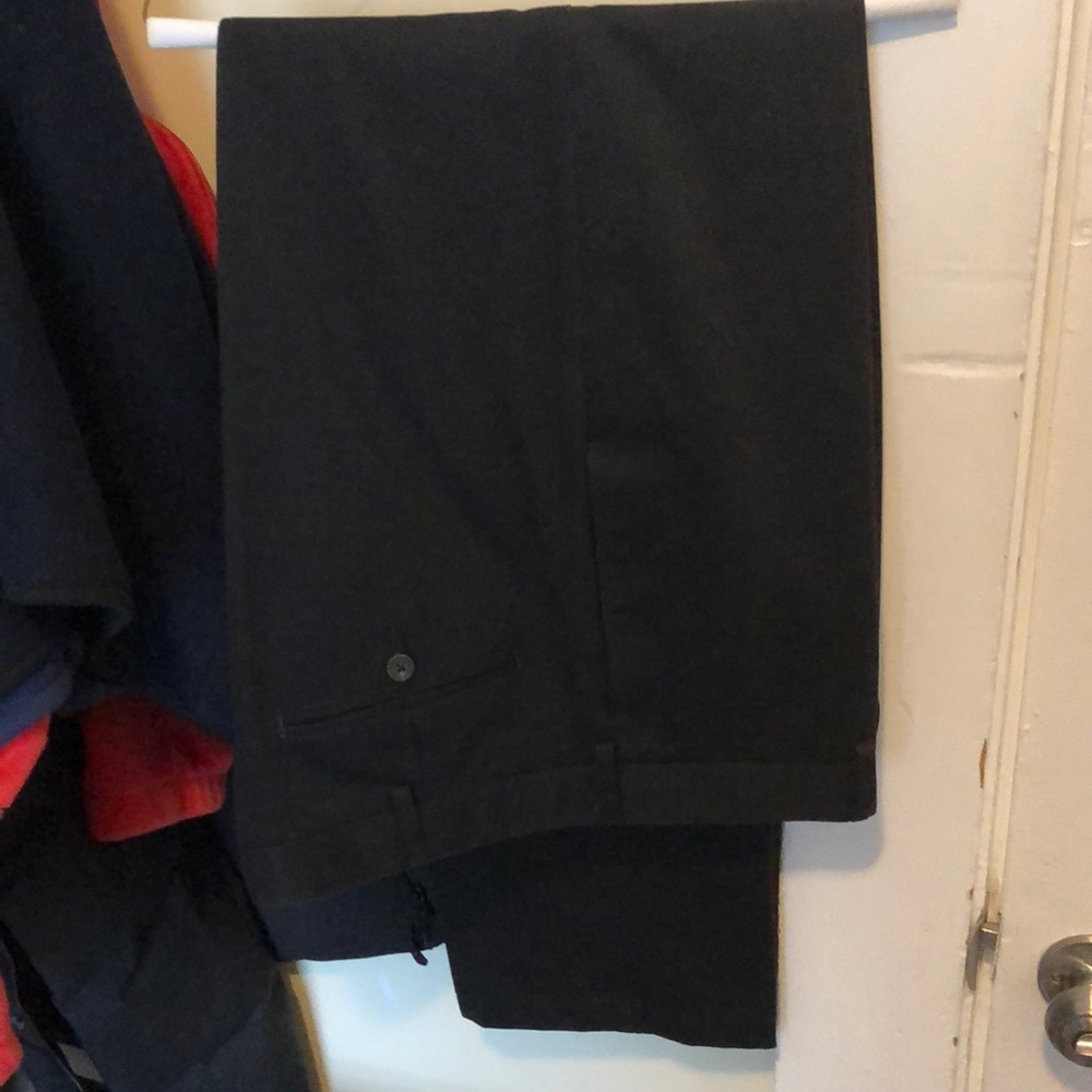 Black khaki pants